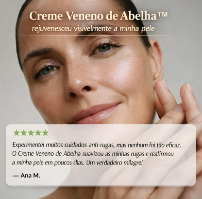 Creme antirrugas Veneno de Abelha