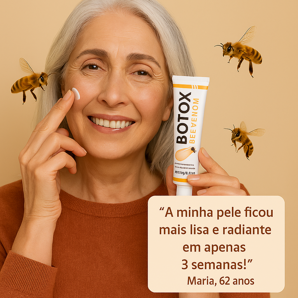 Creme antirrugas Veneno de Abelha