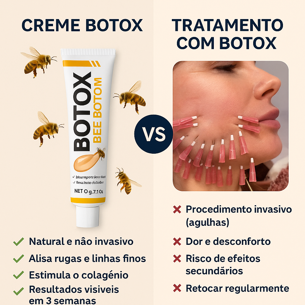 Creme antirrugas Veneno de Abelha
