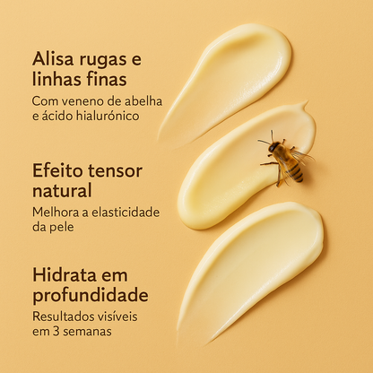 Creme antirrugas Veneno de Abelha