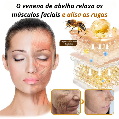 Creme antirrugas Veneno de Abelha